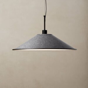 Svítidlo LEDS-C4 černá/světle šedá ocel/plast (PMMA)/plsť