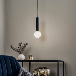 Svítidlo LEDS-C4 černá metalíza/opálová bílá ocel/sklo