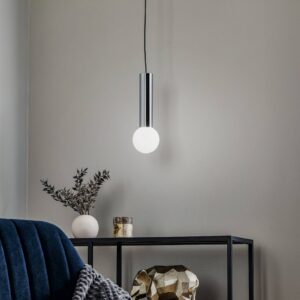 Svítidlo LEDS-C4 chrom/opálově bílý ocel/sklo