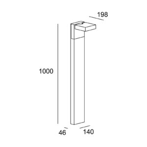 Svítidlo LEDS-C4 antracitová/opálová hliník/sklo
