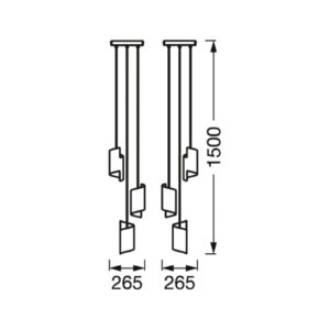 Svítidlo LEDVANCE SMART+ bílá/zlatá ocel