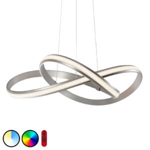 Svítidlo LOLA Smart ocelově šedá železo/plast