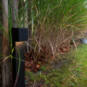 Svítidlo LUTEC matná černá hliníkový odlitek