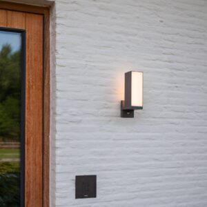 Svítidlo LUTEC antracit/bílá hliníkový tlakový odlitek/polykarbonát