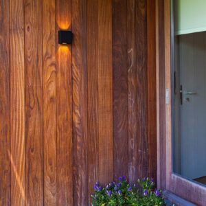 Svítidlo LUTEC matná černá hliníkový odlitek