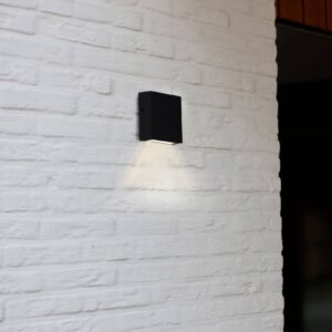 Svítidlo LUTEC matná černá hliníkový odlitek