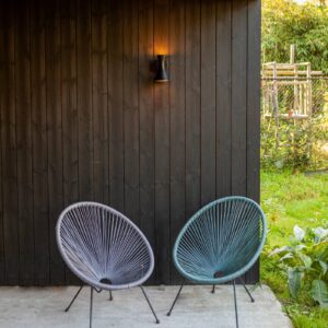 Svítidlo LUTEC matná černá hliníkový odlitek