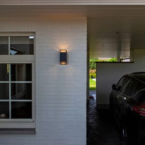 Svítidlo LUTEC tmavě šedá hliníkový odlitek