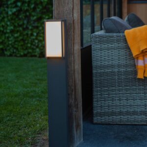 Svítidlo LUTEC connect antracit/bílá hliníkový odlitek/polykarbonát