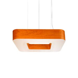 Svítidlo LZF LamPS oranžový/opálový bílý dřevěná dýha/plast/kov