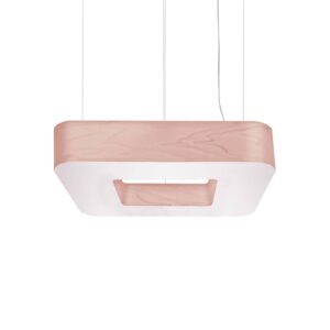 Svítidlo LZF LamPS růžový/opálový bílý dřevěná dýha/plast/kov