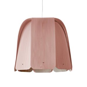 Svítidlo LZF LamPS růžový dřevěná dýha/kov