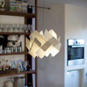 Svítidlo LZF LamPS slonovina dřevěná dýha/kov