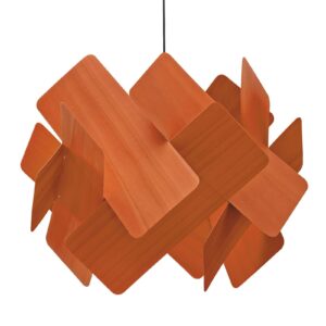 Svítidlo LZF LamPS oranžová dřevěná dýha/kov