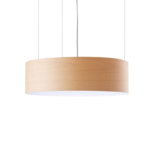 Svítidlo LZF LamPS buk přírodní/opálový bílý dřevěná dýha/plast/kov