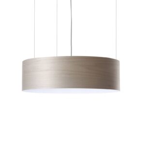 Svítidlo LZF LamPS šedý/opálový bílý dřevěná dýha/plast/kov