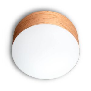 Svítidlo LZF LamPS třešeň přírodní/opálový bílý dřevěná dýha/plast