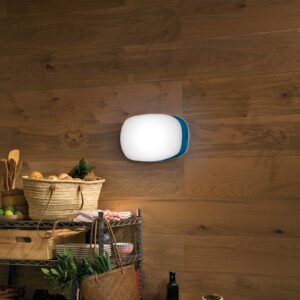 Svítidlo LZF LamPS modrý/bílý dřevěná dýha/kov/plast
