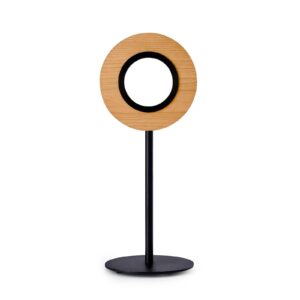 Svítidlo LZF LamPS černý matný/třešeň přírodní dřevěná dýha/kov