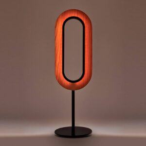 Svítidlo LZF LamPS černý matný/slonovina dřevěná dýha/kov