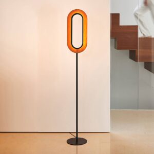 Svítidlo LZF LamPS černý matný/třešeň přírodní dřevěná dýha/kov