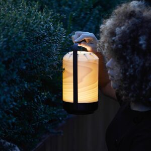 Svítidlo LZF LamPS buk/černá dřevěná dýha/kov