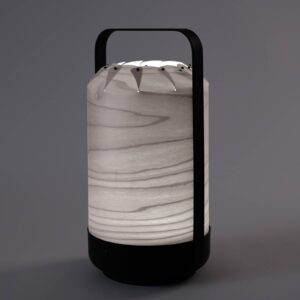 Svítidlo LZF LamPS šedá/černá dřevěná dýha/kov