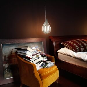 Svítidlo LZF LamPS slonovina dřevěná dýha/sklo/kov