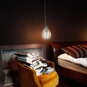 Svítidlo LZF LamPS slonovina dřevěná dýha/sklo/kov