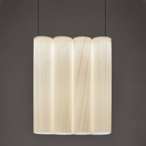 Svítidlo LZF LamPS slonovina dřevěná dýha/kov/plast