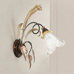 Svítidlo Lam hnědá/zlatá/čirá kov/sklo