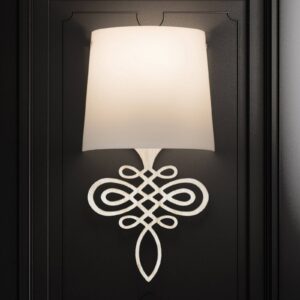 Svítidlo Lam tundra bílá/bílá satinovaná železo/sklo