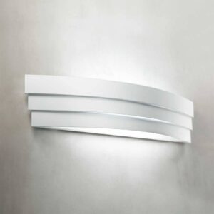 Svítidlo Lam bílá/satinovaná kov/sklo