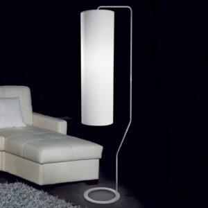 Svítidlo Lam bílá/chrom látka/kov