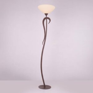 Svítidlo Lam hnědá kov/sklo