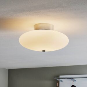 Svítidlo Lam bílá satinovaná/chrom sklo/kov