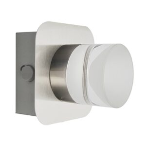 Svítidlo Ledino kartáčovaná ocel/satinovaná kov/akryl