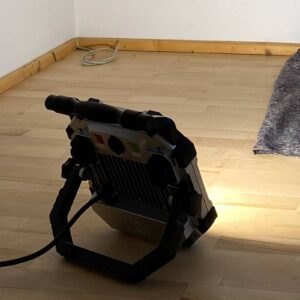 Svítidlo Ledino stříbrnošedá/černá hliníkový tlakový odlitek/plast/sklo