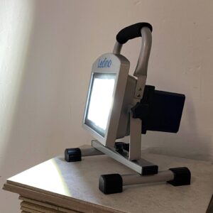 Svítidlo Ledino stříbrná/černá/čirá hliníkový tlakový odlitek/plast/sklo