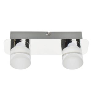 Svítidlo Ledino titan/chrom/satinovaná kov/akryl