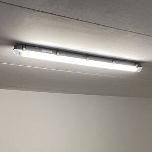 Svítidlo Ledino šedá/čirá plast