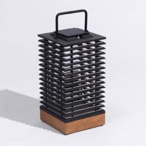 Svítidlo Les Jardins dřevo světlé/břidlicově šedý teak/vysokotlaký laminát (HPL)