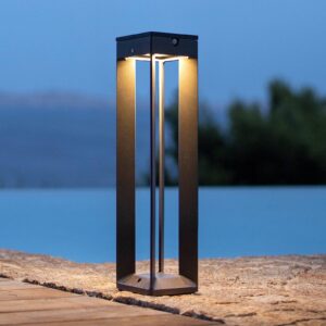 Svítidlo Les Jardins šedá hliník