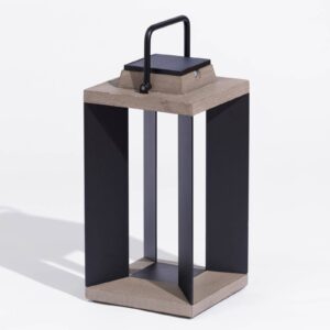 Svítidlo Les Jardins černá/šedá hliník/duratek