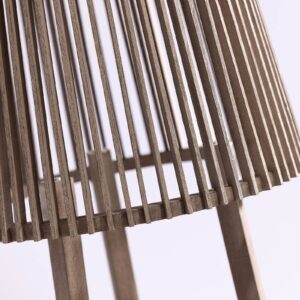 Svítidlo Les Jardins šedá dřevo/duratek