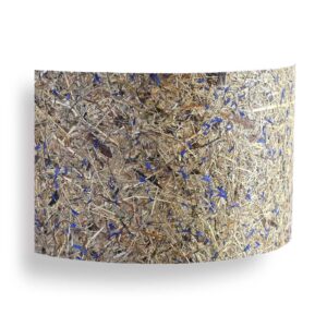 Svítidlo LeuchtNatur seno/květ růže seno/kov