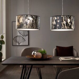 Svítidlo LeuchtNatur antracit/šedá břidlice/kov