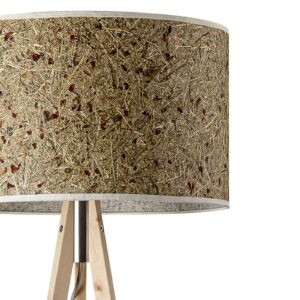 Svítidlo LeuchtNatur borovice/seno/květ růže dřevo/seno