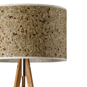 Svítidlo LeuchtNatur dub/seno/květ růže dřevo/seno