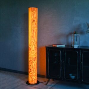 Svítidlo LeuchtNatur jasan/černá dřevo/kov